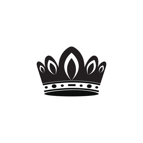 Royal king queen princess crown Vector icon elements logo background ...