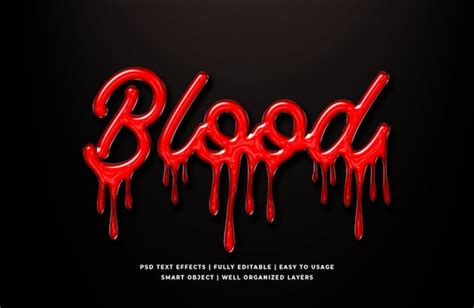 Blood Text Effects Images | Free Vectors, Stock Photos & PSD