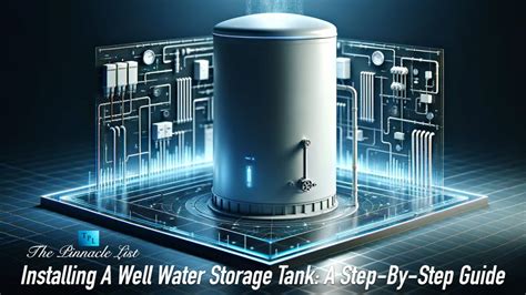 Installing A Well Water Storage Tank: A Step-By-Step Guide – The ...