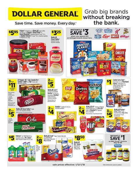 Dollar General Weekly Ad Jan 12 – Jan 18, 2020