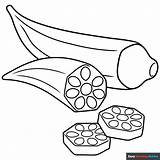 Lady Finger Coloring Pages sketch template