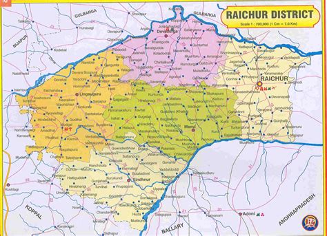 Raichur District Map