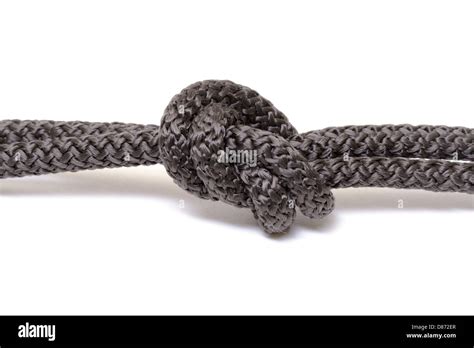 Rope knot black background hi-res stock photography and images - Alamy