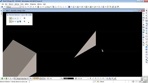 Bentley MicroStation V8i 3D Tutorial | Sloping Faces And Exercises - YouTube