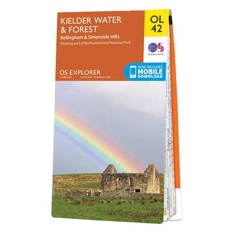 OS Map of Kielder Water & Forest | Explorer OL42 Map | Ordnance Survey Shop