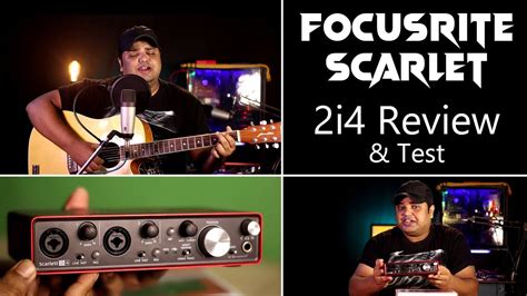 Focusrite 2i4 review & Test in HINDI - YouTube