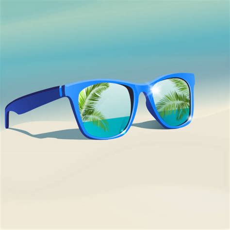 Sunglasses Beach Vector Stock Photos, Pictures & Royalty-Free Images - iStock