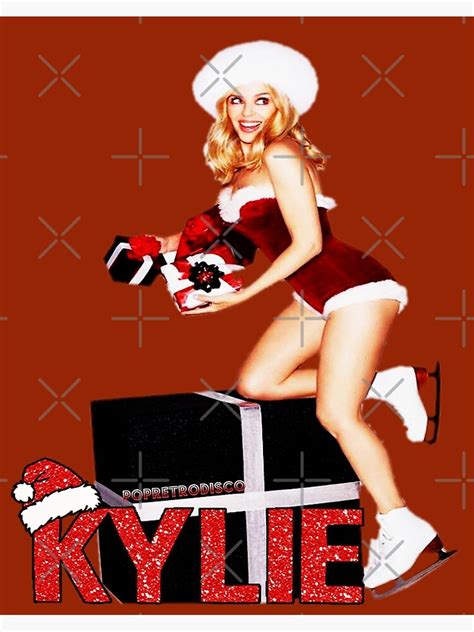 "Kylie Minogue - Santa Baby - Designed by PopRetroDisco" Poster for ...