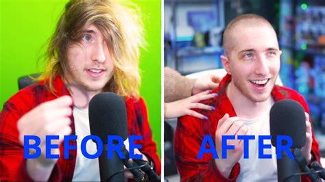 KREEKCRAFT SHAVES HIS HEAD BALD - YouTube