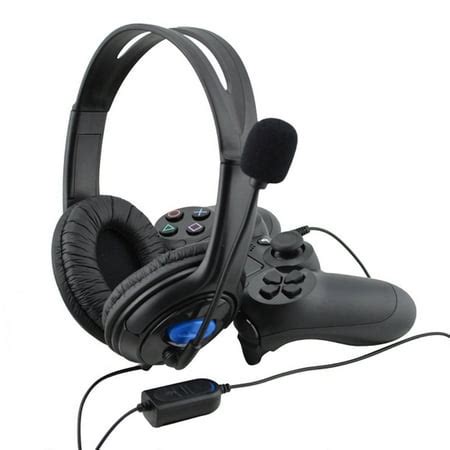 2x Wired Gaming Headset for PS4 Headphone with Mic Microphone Sony ...