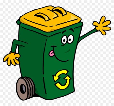 Waste Management Trash Can Clipart - Garbage Disposal Clip Art, HD Png Download - 800x702 ...