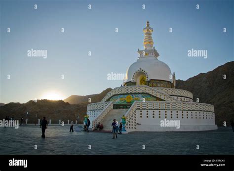 Shanti Stupa, Leh, Ladakh, India Stock Photo - Alamy