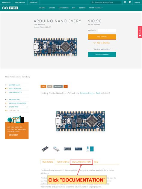 Arduino Nano Every Specifications/Functions | Spiceman