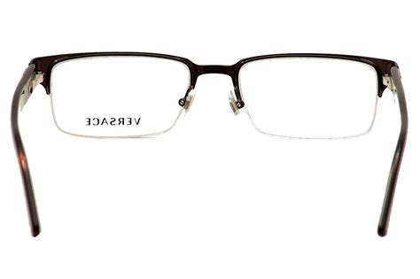 Versace Men's Eyeglasses VE1184 1184 Half Rim Optical Frame | JoyLot.com