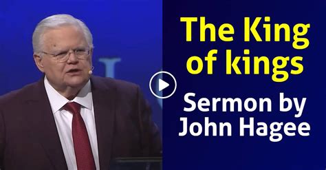 John Hagee March-08-2019 Sermon: The King of kings