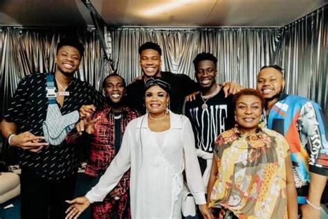 Giannis Antetokounmpo family share moments with Burna Boy