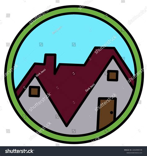 House Vector Image Logo Stock Vector (Royalty Free) 2202999739 ...