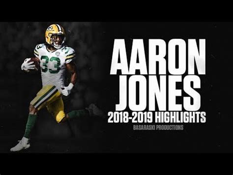 2018-2019 Aaron Jones Highlights : GreenBayPackers