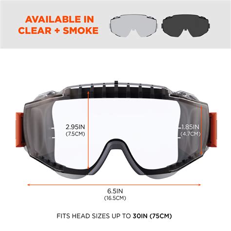 MODI OTG Anti-Scratch & Anti-Fog Safety Goggles Neoprene Strap | Ergodyne