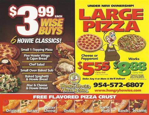 Hungry Howies Menu Near Me - Wacky Wonderings