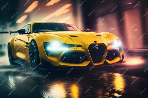 Premium Photo | Sport car wallpaper 3d render illustration images