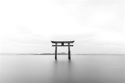 Japanese Arch, arch, black, japan, white, HD wallpaper | Peakpx