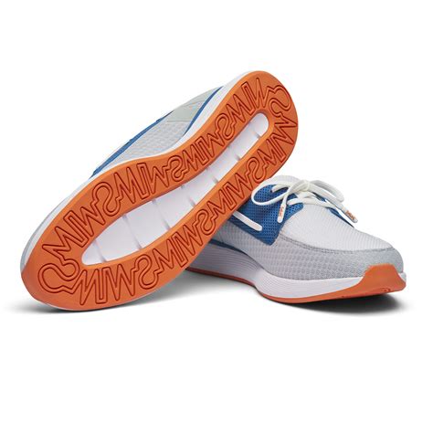 Breeze Wave Boat Alloy Seaport // Blue + Light Gray + Orange (US: 11 ...