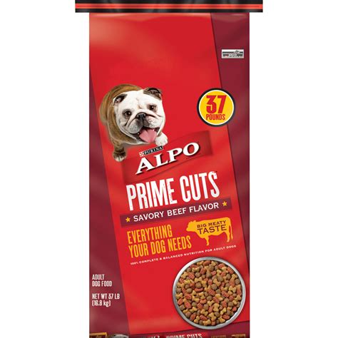 Purina ALPO Dry Dog Food, Prime Cuts Savory Beef Flavor - 37 lb. Bag - Walmart.com