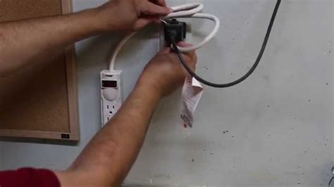 Quick Tip: How to attach a power-strip / surge-protector to a wall (drywall) - YouTube