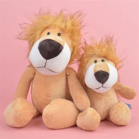 25 35cm Yellow Color Lion Stuffed Plush toy, Cute Baby/ Kids Gift Plush ...