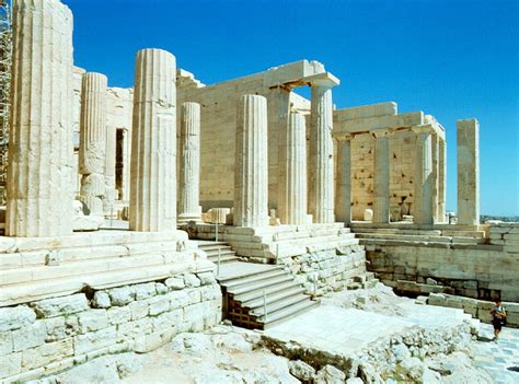 The propylaea - Acropolis Athens Greece