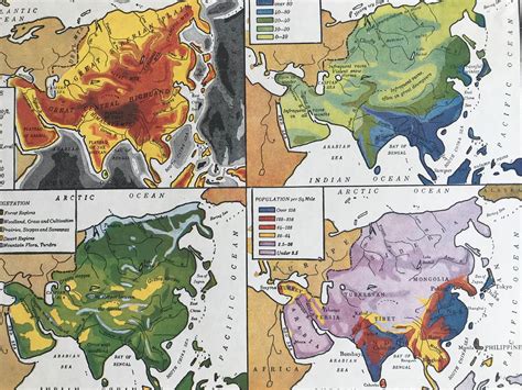 Population Map Of Asia