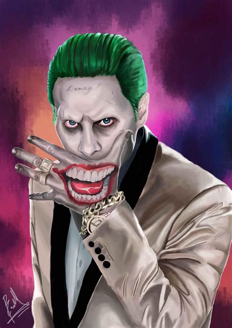 The Joker (Jared Leto) Digital Painting by brianmarianto on DeviantArt