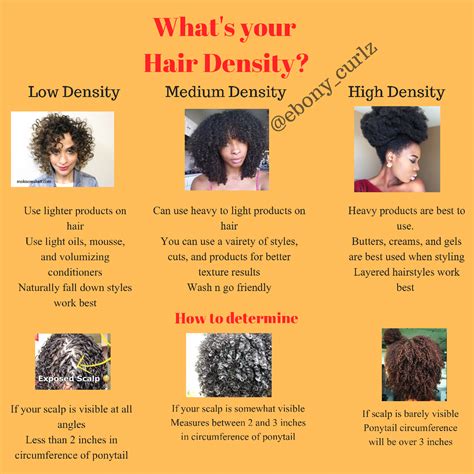 What’s Your Hair Density? | Natural hair styles, Low porosity hair products, Natural hair growth ...