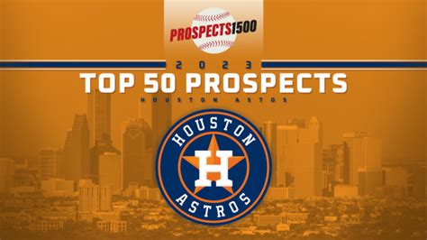 Houston Astros Top 50 Prospects (2023)