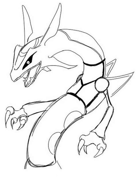 Easy drawing legendary pokemon rayquaza | Pokemon sketch, Easy pokemon ...