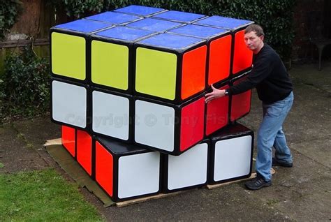 Largest Rubik's Cube: world record set by Tony Fisher