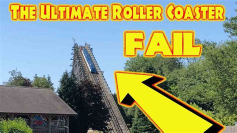 The Ultimate Roller Coaster Fail - YouTube