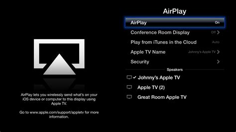 Apple TV (2nd and 3rd generation): Understanding AirPlay settings - Apple Support