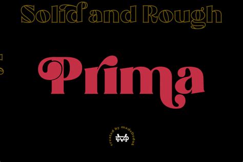 Prima Font | madeDeduk | FontSpace