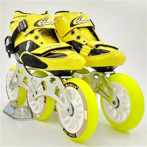 Aliexpress.com : Buy Carbon Fiber Fiberglass Speed Inline Skates Three Wheel Kid's Adult ...