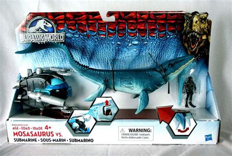 Jurassic World Mosasaurus Versus Submarine Vehicle Set Hasbro Dinosaurs ...