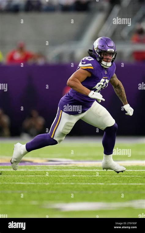 Minnesota Vikings linebacker Ivan Pace Jr. (40) in action during the second half of an NFL ...