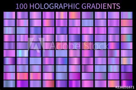 Holographic Gradients: A Colorful Background