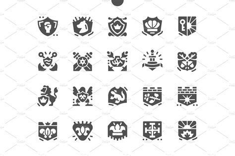 Blazon Icons | Solid Icons ~ Creative Market