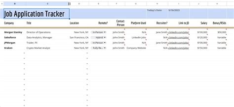 The Ultimate Job Application Tracker Spreadsheet | Johnny Africa