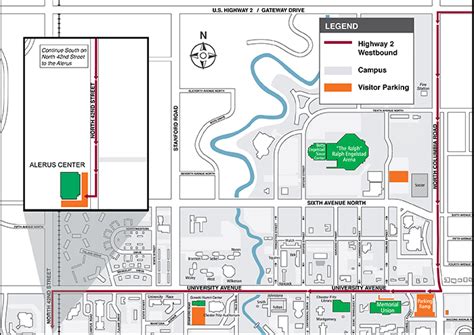 Directions and Parking | Commencement | University of North Dakota