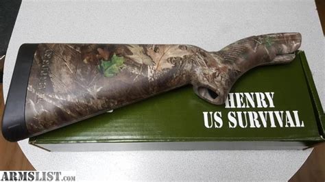 ARMSLIST - For Sale: HENRY SURVIVAL 22LR 16.5" TD 2X8RD CAMO NIB