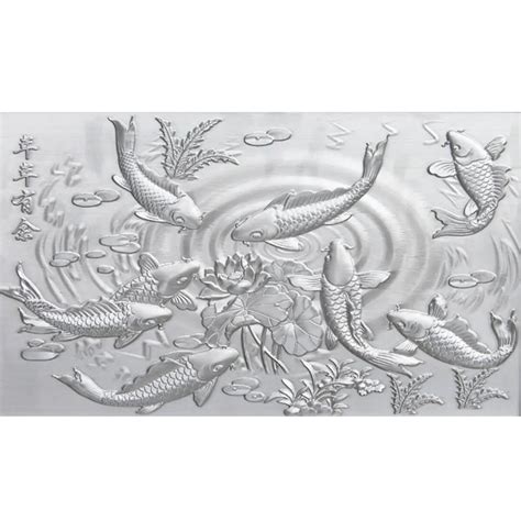 Aluminum Metal Art Mural Metal Relief 3d Metal Embossed - Golden Art | Aluminium Facade Cladding ...