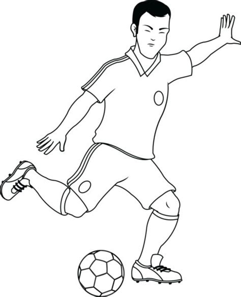 Football Player Line Drawing at GetDrawings | Free download